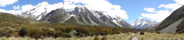 panorama mount cook