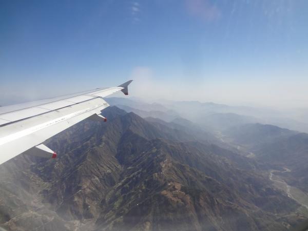 vue d avion nepal